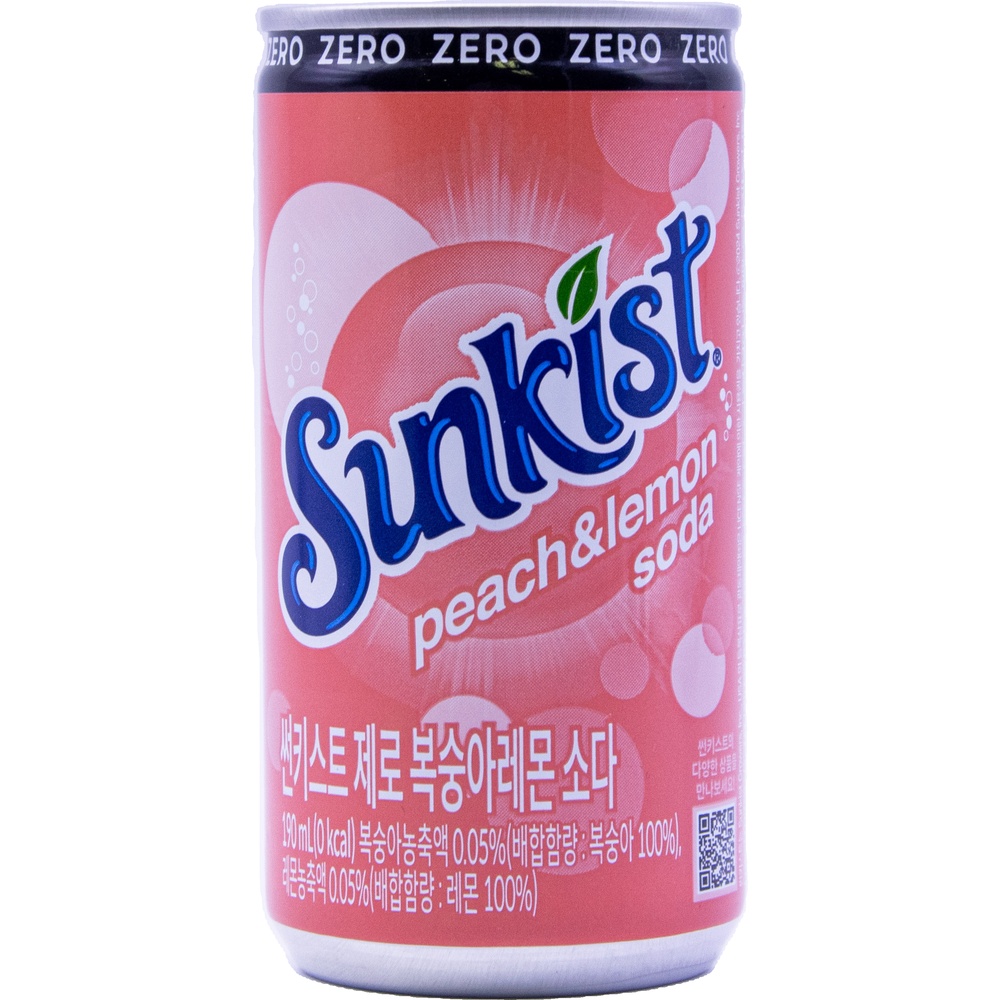 광동 제로 복숭아레몬 소다 190mL
