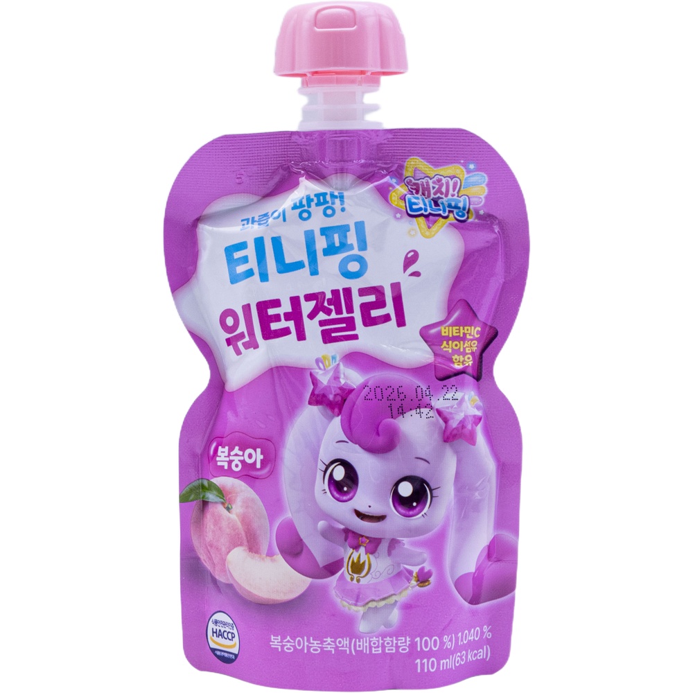 프레시코 캐치티니핑 워터젤리 복숭아 110mL