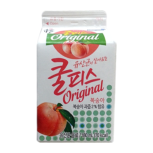 동원 소와나무 쿨피스 복숭아 180ml