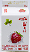 부산우유 딸기우유 200ml