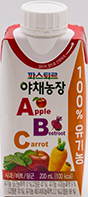 파스퇴르 100% 유기농 야채농장 ABC 200ml