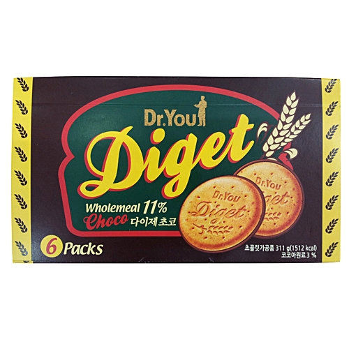 오리온 다이제 초코 311g