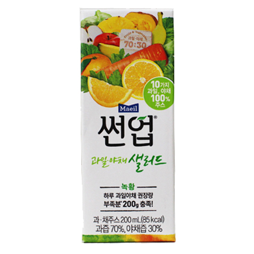 매일 썬업 과일야채 샐러드 녹황 200ml