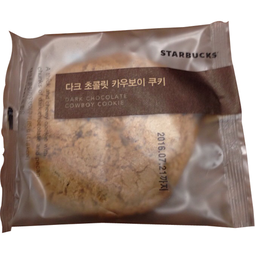 스타벅스 다크 초콜릿 카우보이 쿠키 85g