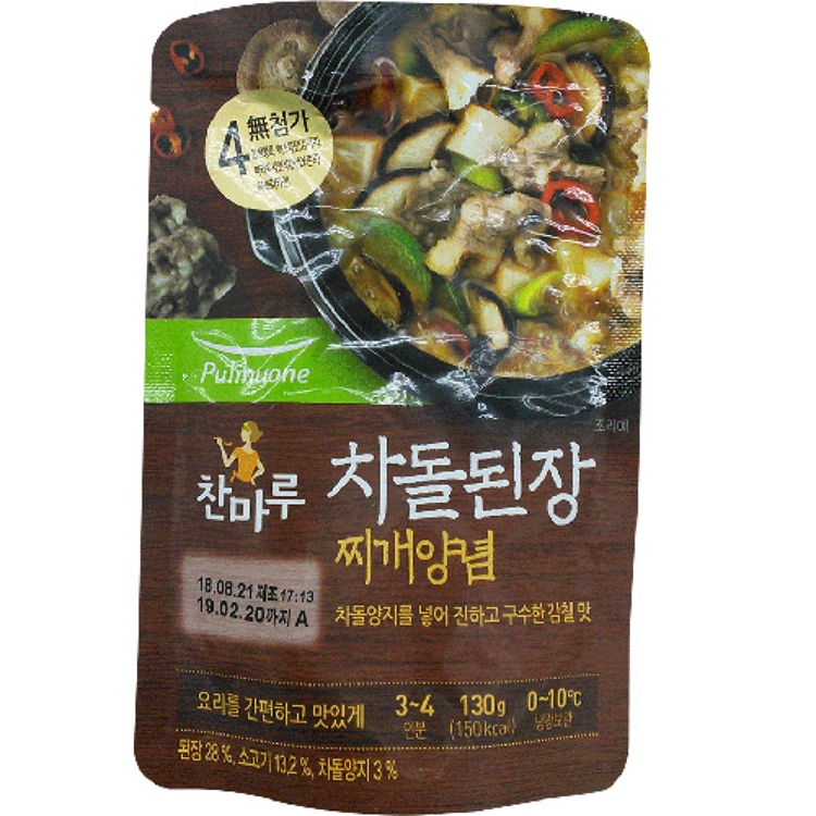 풀무원 차돌된장찌개양념 130g