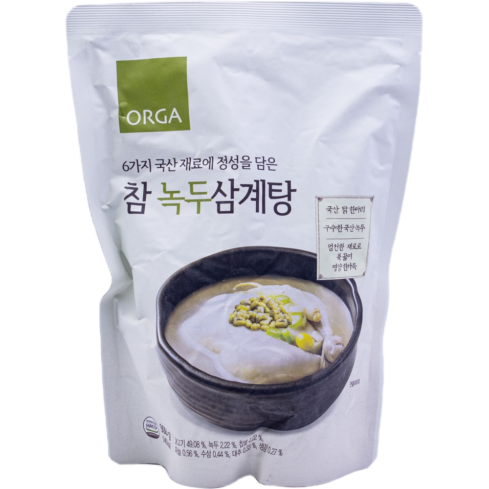 풀무원 올가 참 녹두삼계탕 900g