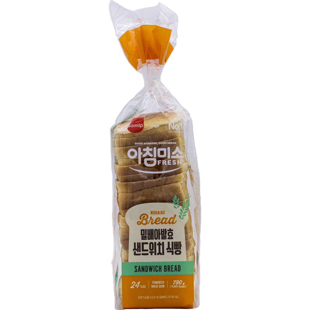 삼립 아침미소 밀배아발효 샌드위치 식빵 790g