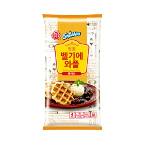 오뚜기 스노우밸리 정통 벨기에 와플 플레인 188g