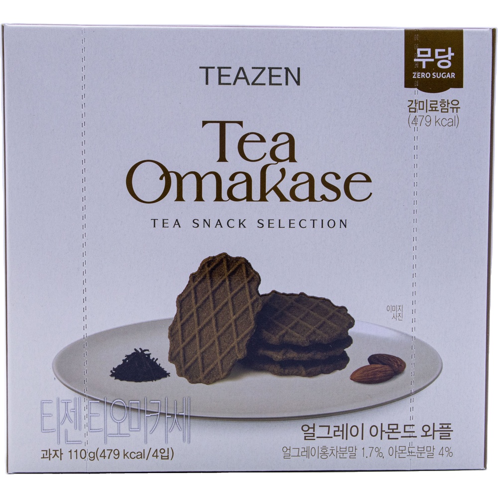 티젠 티오마카세 얼그레이 아몬드 와플 27.5g