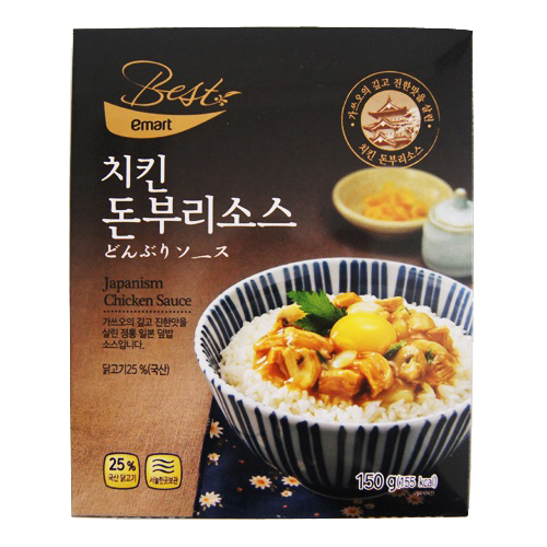 이마트 밥 한 그릇 뚝딱 치킨돈부리 덮밥소스 150g