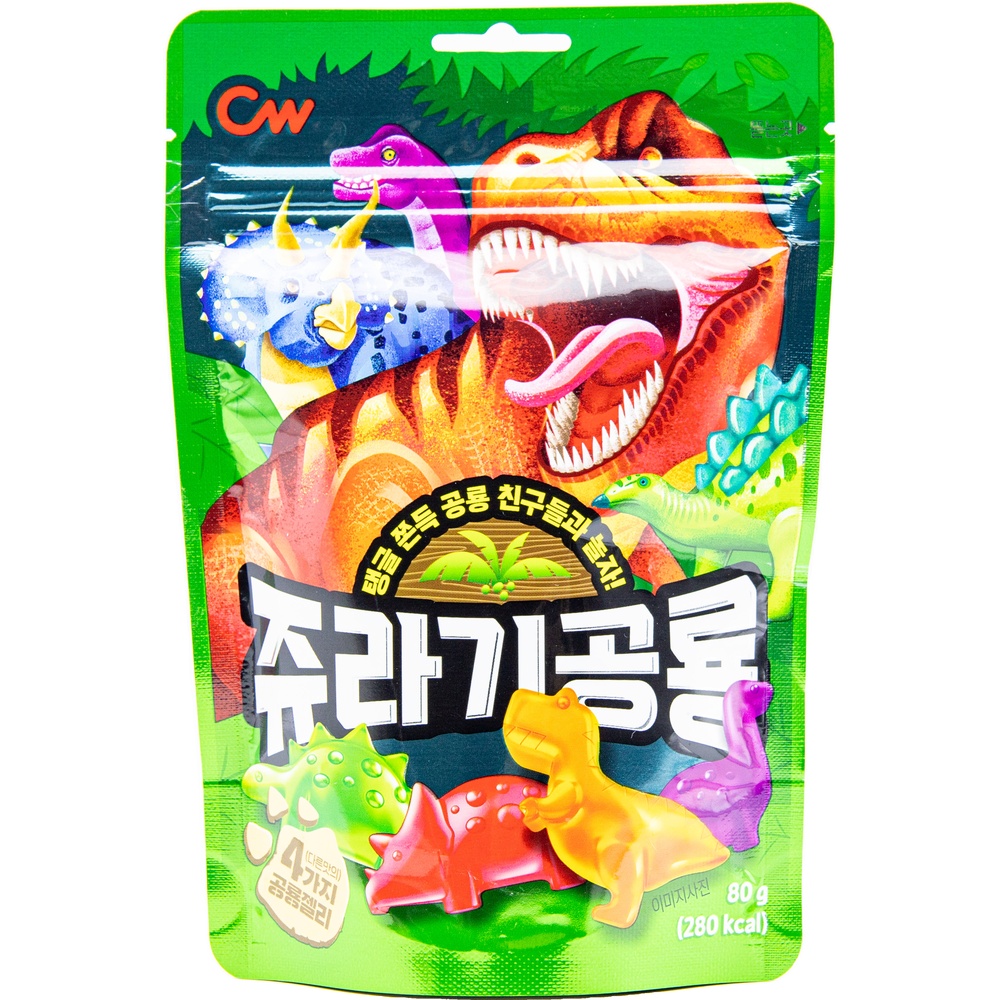 청우식품 쥬라기공룡 젤리 80g