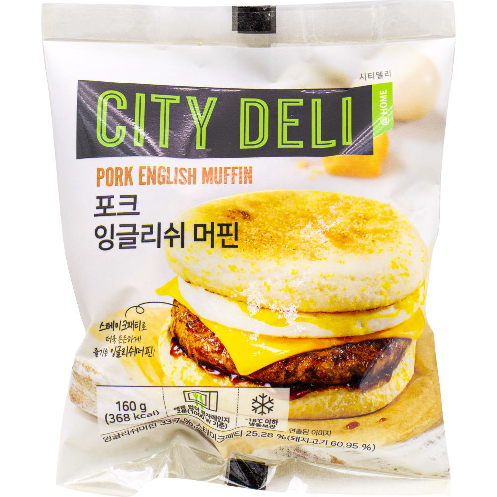삼립 시티델리 포크 잉글리쉬 머핀 160g