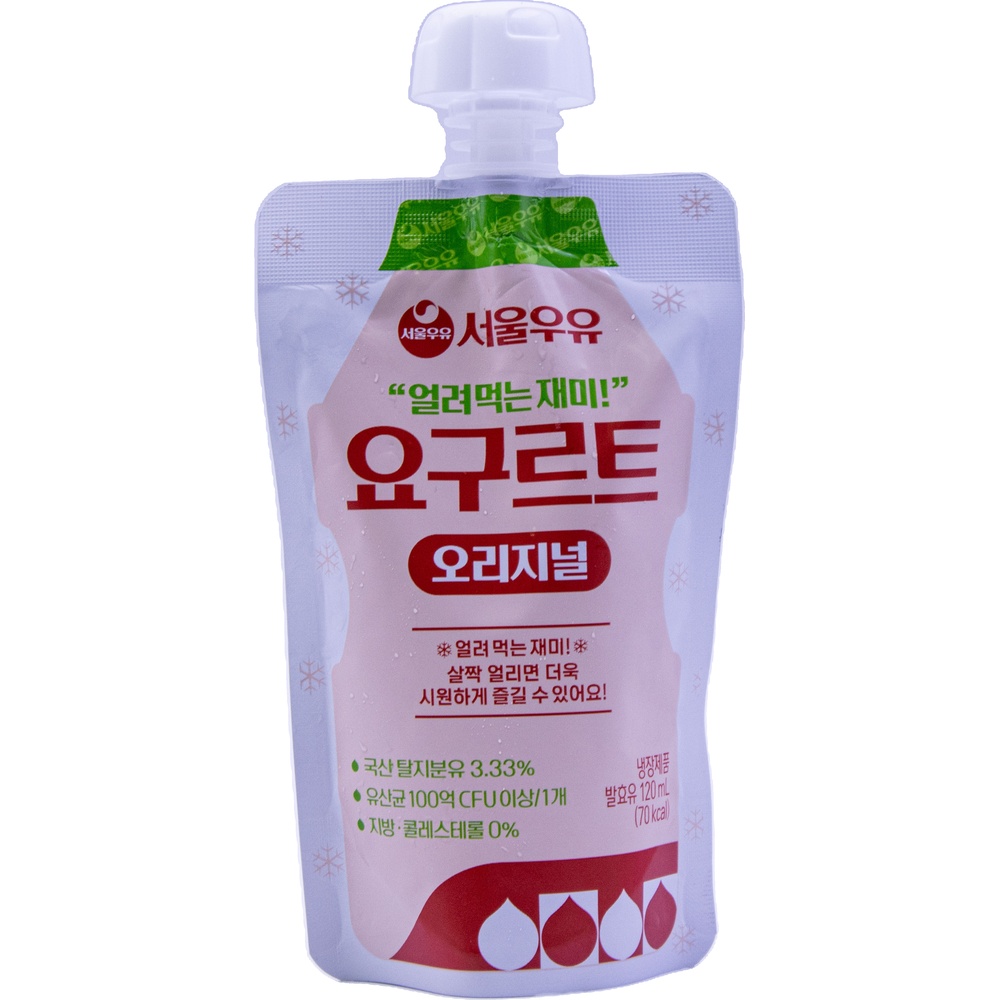 서울우유 얼려먹는 재미 요구르트 오리지널 120mL
