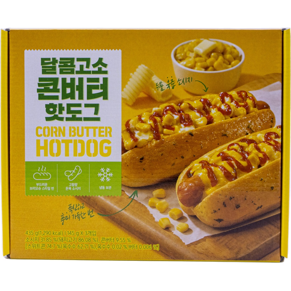 그린에프앤비 달콤고소 콘버터 핫도그 145g