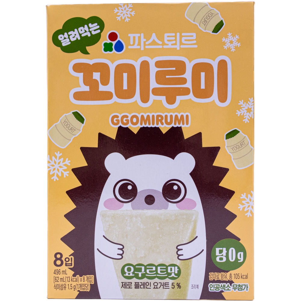 롯데 얼려먹는 파스퇴르 꼬미루미 요구르트맛 62mL