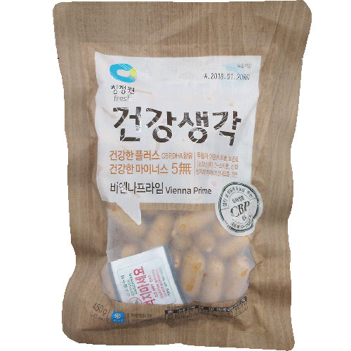 청정원 건강생각 비엔나프라임 450g