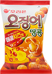 오리온 오징어땅콩 매콤치즈맛 202g