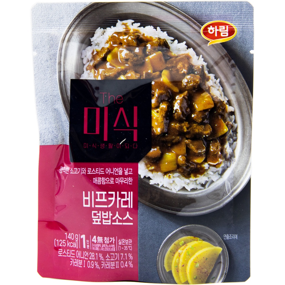 하림 더미식 비프카레 덮밥소스 140g