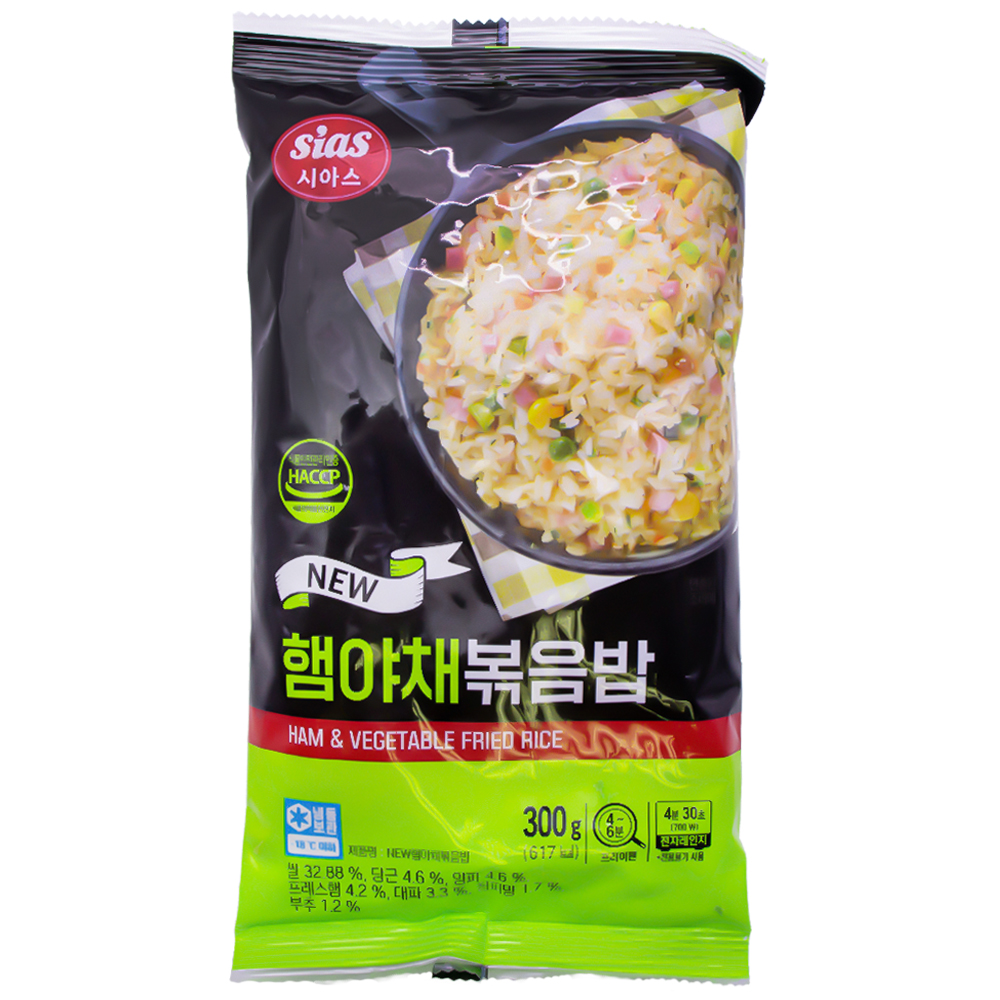 시아스 뉴 햄야채볶음밥 300g