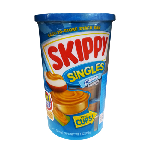 스키피 땅콩버터 크리미 싱글 255g