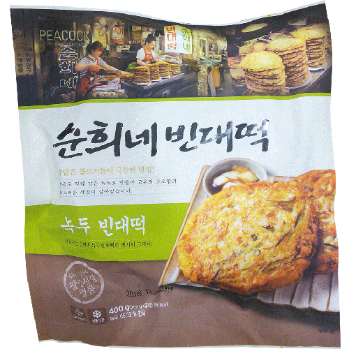 피코크 순희네빈대떡 녹두빈대떡 400g