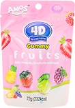 아모스 4D 후루츠향 구미 72g