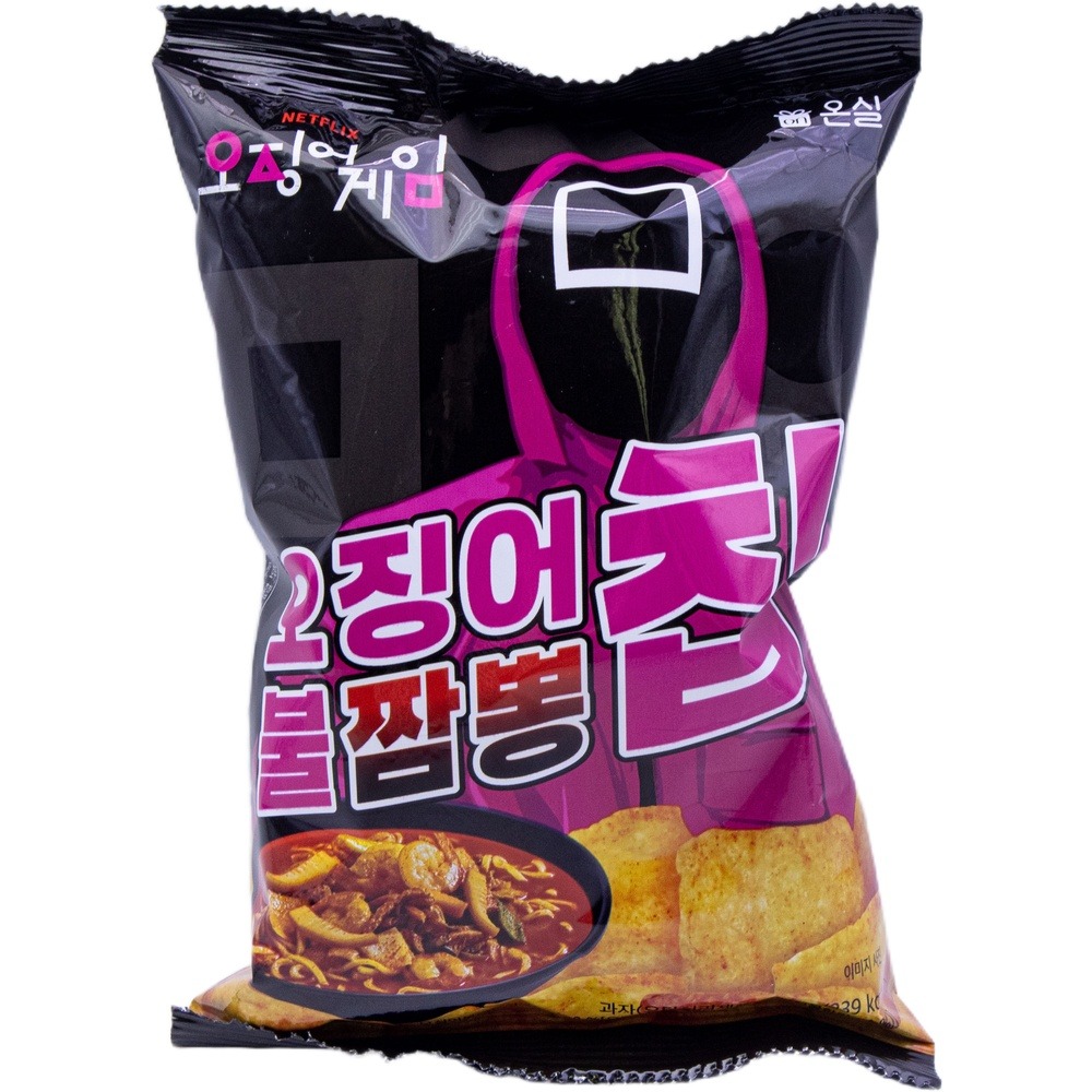 온실 오징어게임 오징어 불짬뽕칩 50g