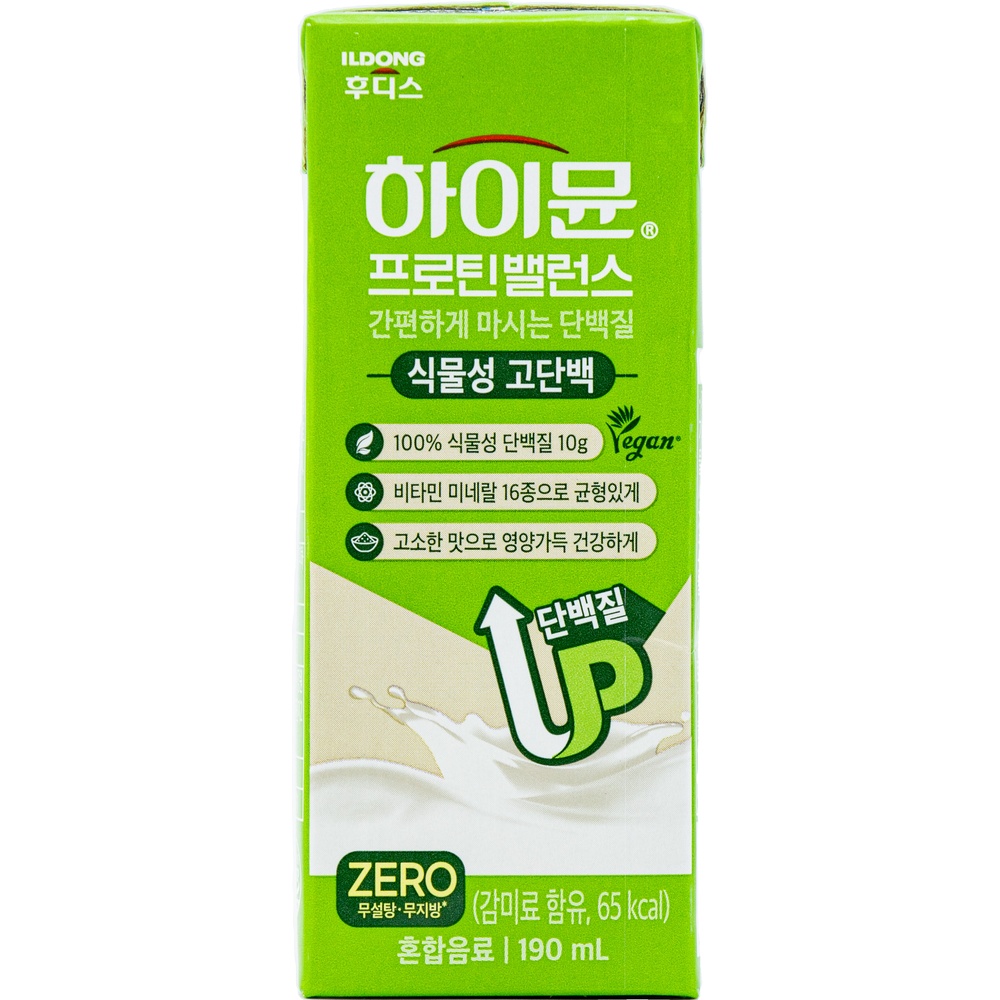 일동후디스 하이뮨 프로틴밸런스 식물성 고단백 190mL