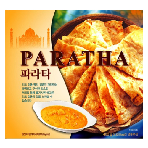 디케이식품 정통 인도빵 파라타 400g