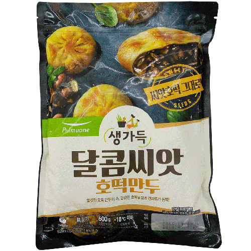 풀무원 생가득 달콤씨앗 호떡만두 600g