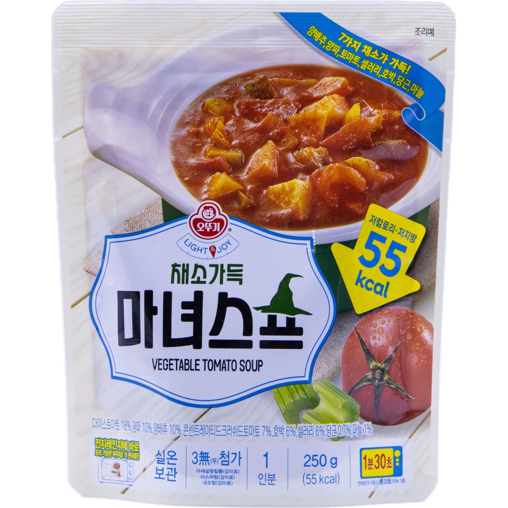 오뚜기 라이트앤조이 채소가득 마녀스프 250g