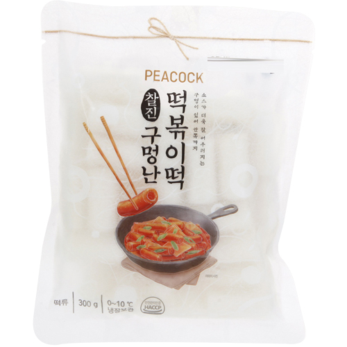 피코크 찰진 구멍난 떡볶이떡 300g