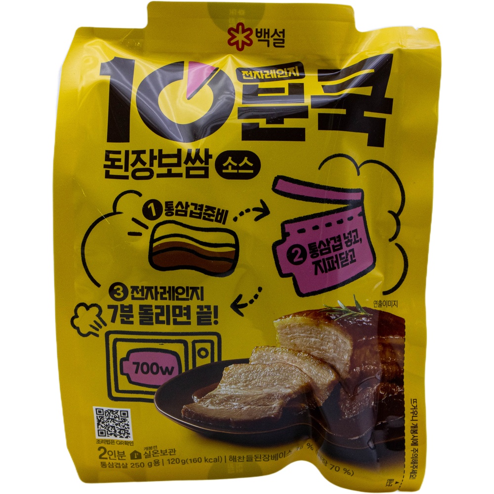 CJ 백설 10분쿡 된장보쌈소스 120g