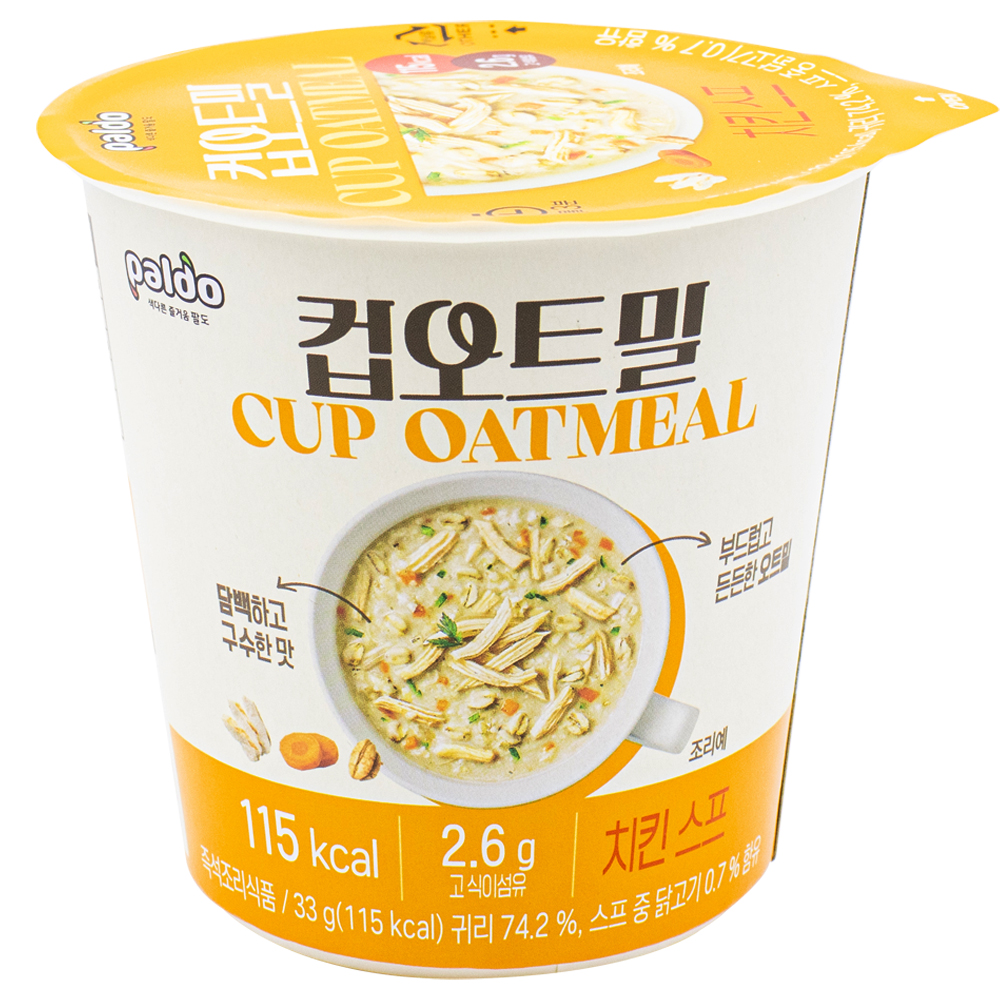 팔도 컵오트밀 치킨스프 33g