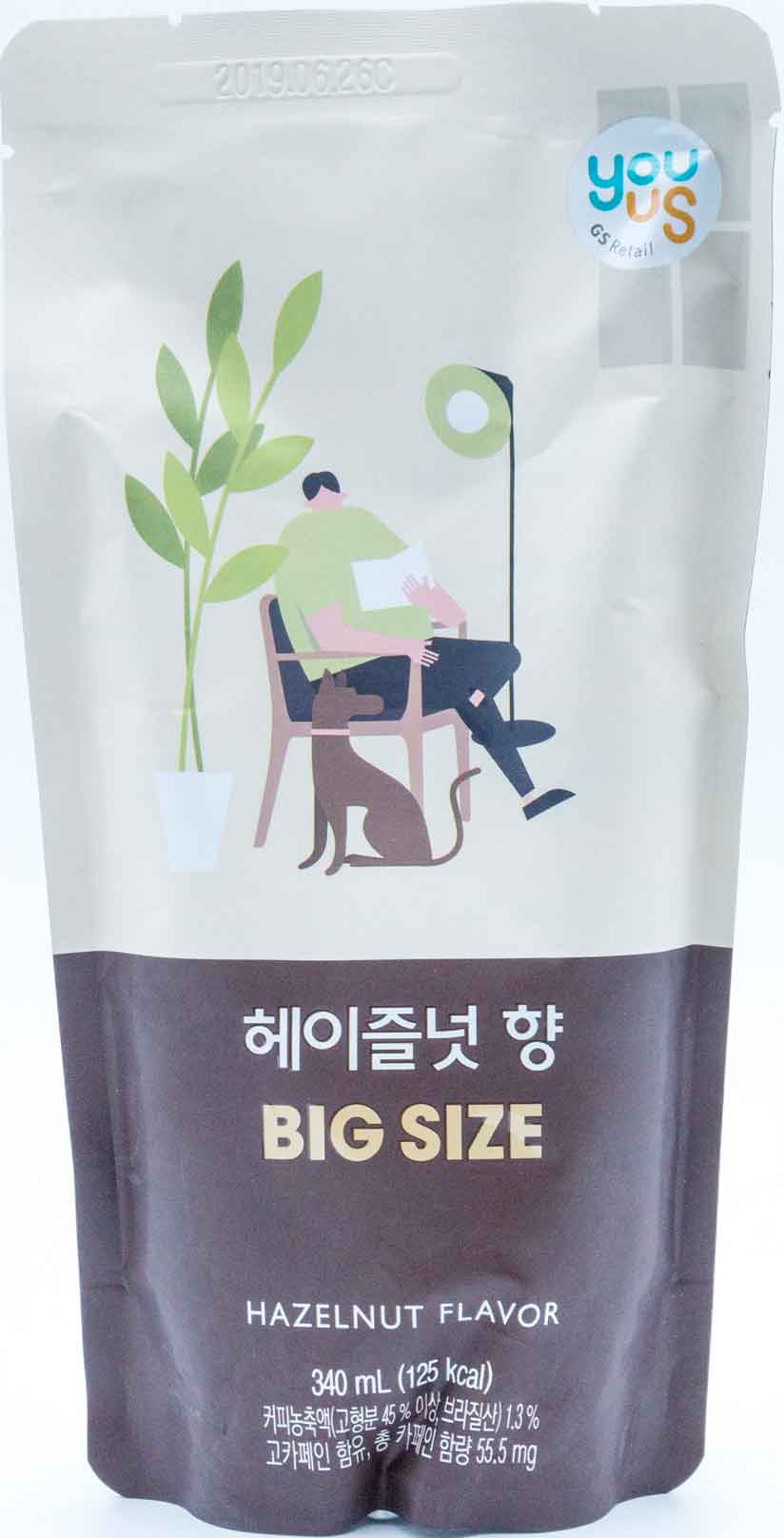 GS 유어스 헤이즐넛 향 빅사이즈 340ml