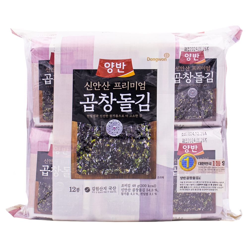 동원 신안산 프리미엄 곱창돌김 4g