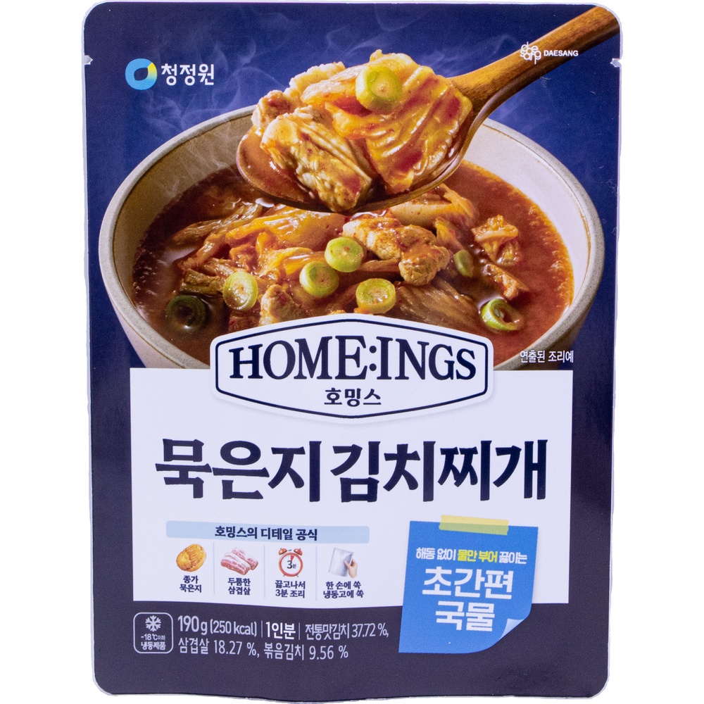 대상 청정원 호밍스 묵은지 김치찌개 190g