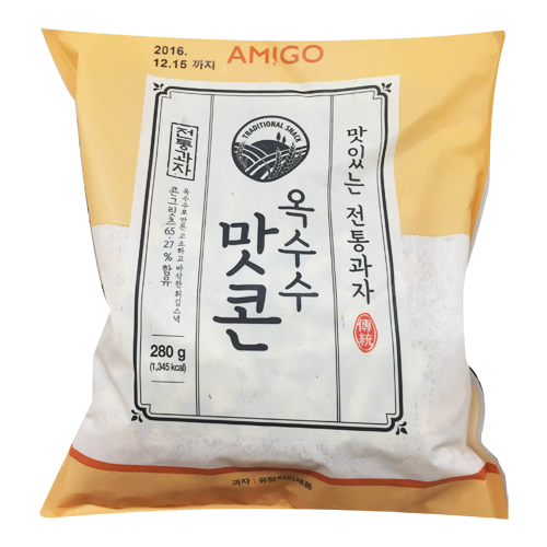 아미고 옥수수 맛콘 280g