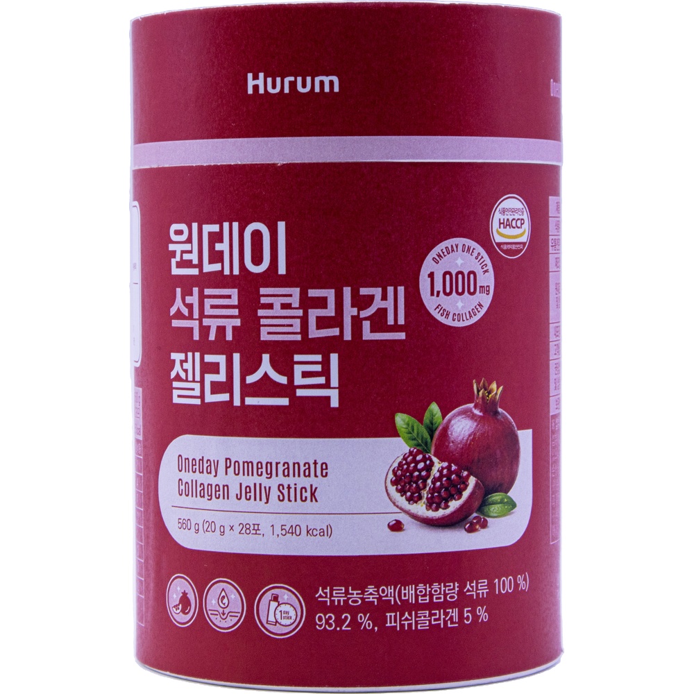 휴럼 원데이 석류 콜라겐 젤리스틱 20g