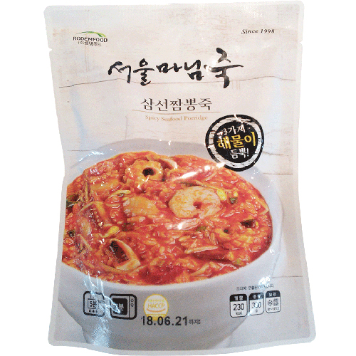 로뎀푸드 서울마님죽 삼선짬뽕죽 300g