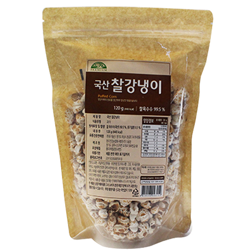 유기농산 국산 찰강냉이 120g