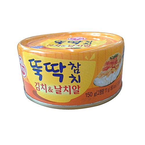 오뚜기 뚝딱참치 김치&날치알 150g