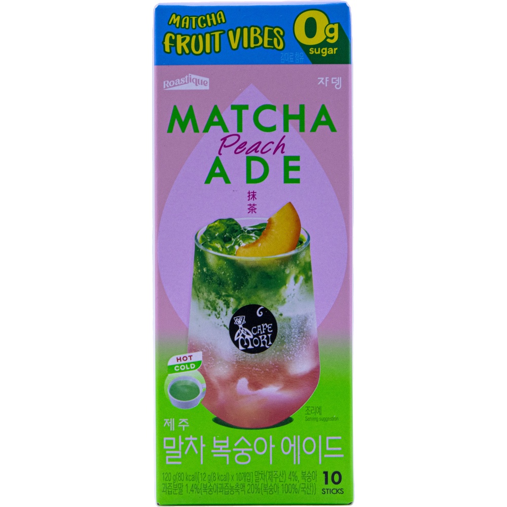 쟈뎅 로스티크 까페모리 말차 복숭아 에이드 12g