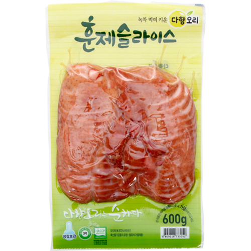 팜덕 다향 훈제오리 슬라이스 600g