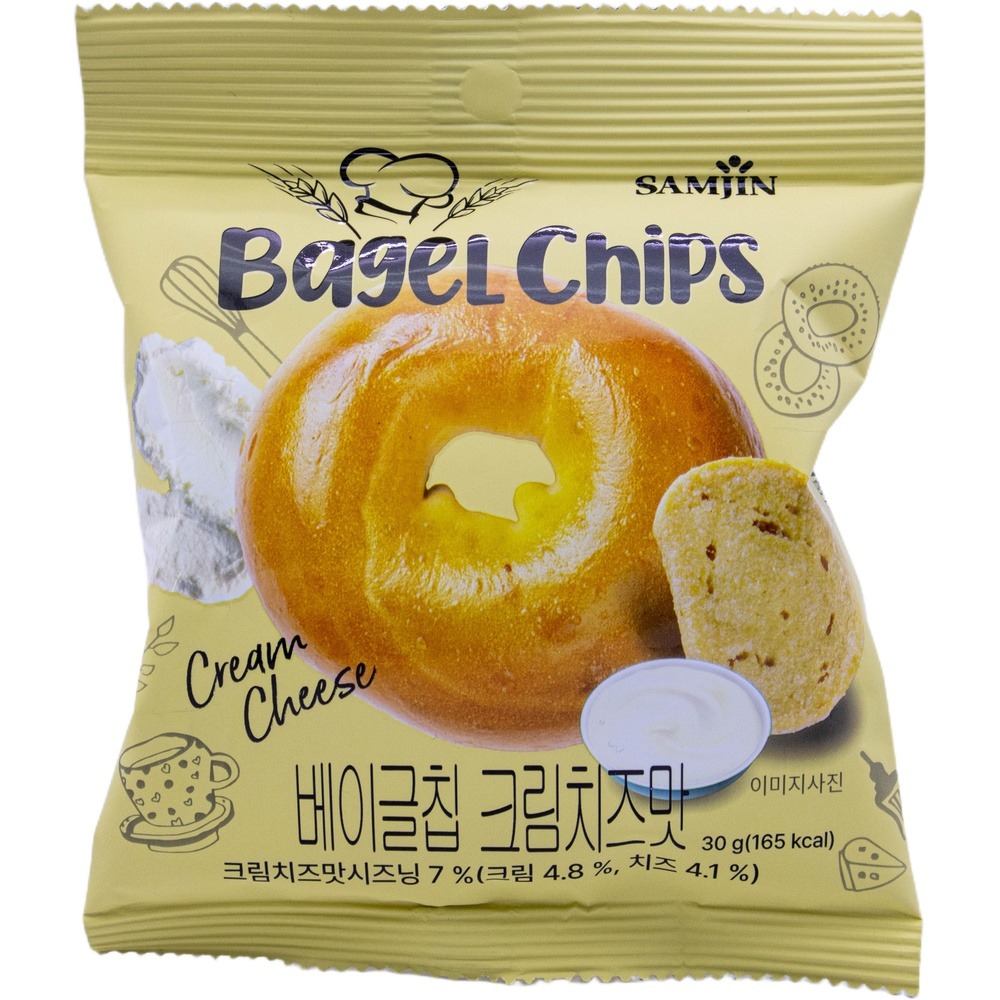 삼진 베이글칩 크림치즈맛 30g