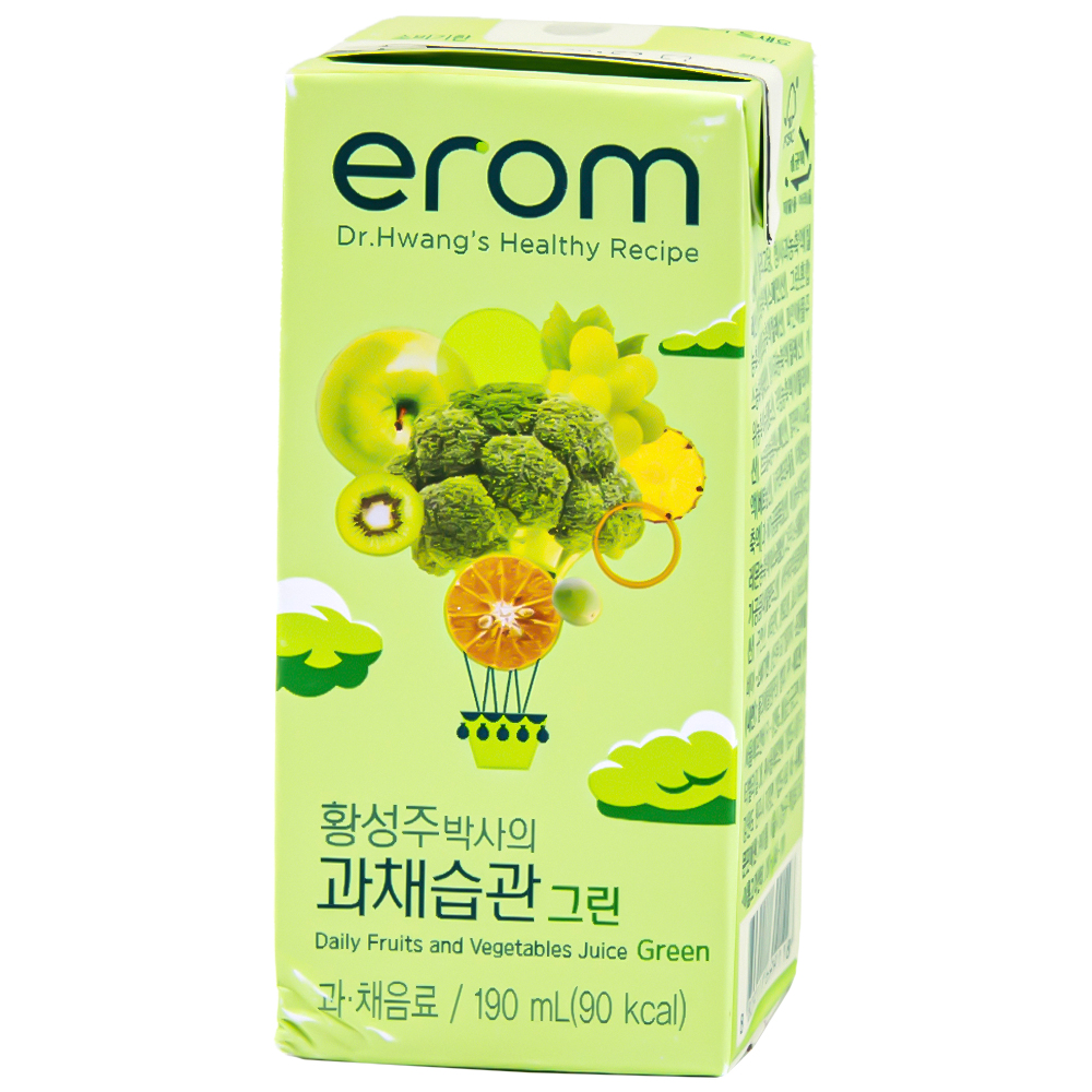 이롬 황성주 박사의 과채습관 그린 190ml