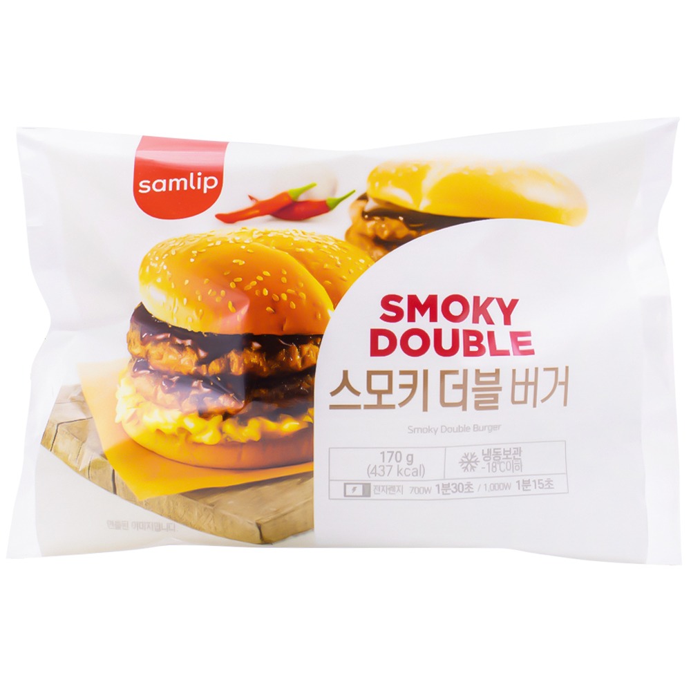 삼립 스모키 더블버거 170g