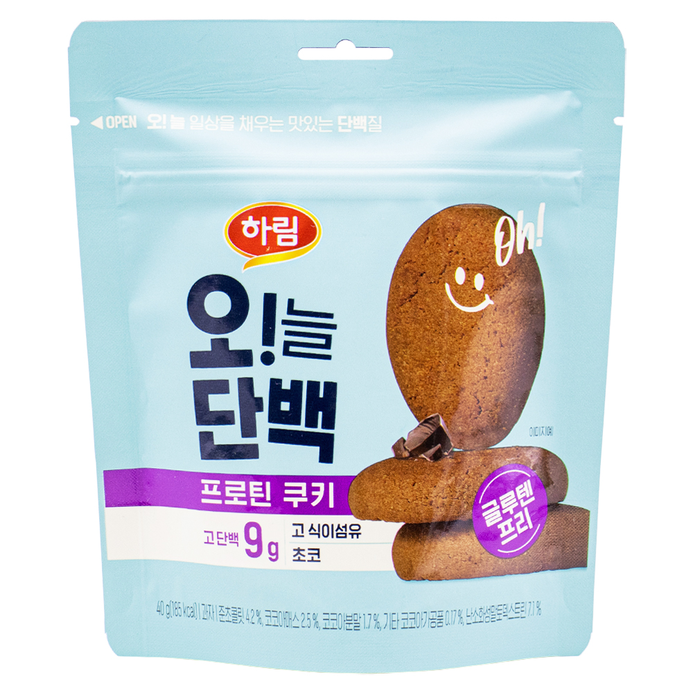 하림 오늘단백 프로틴 쿠키 초코 40g
