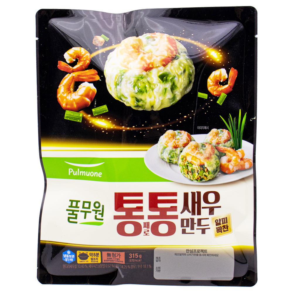 풀무원 통째로통새우만두 315g