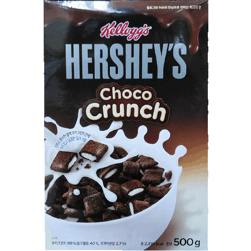 켈로그 허쉬 초코 크런치 500g